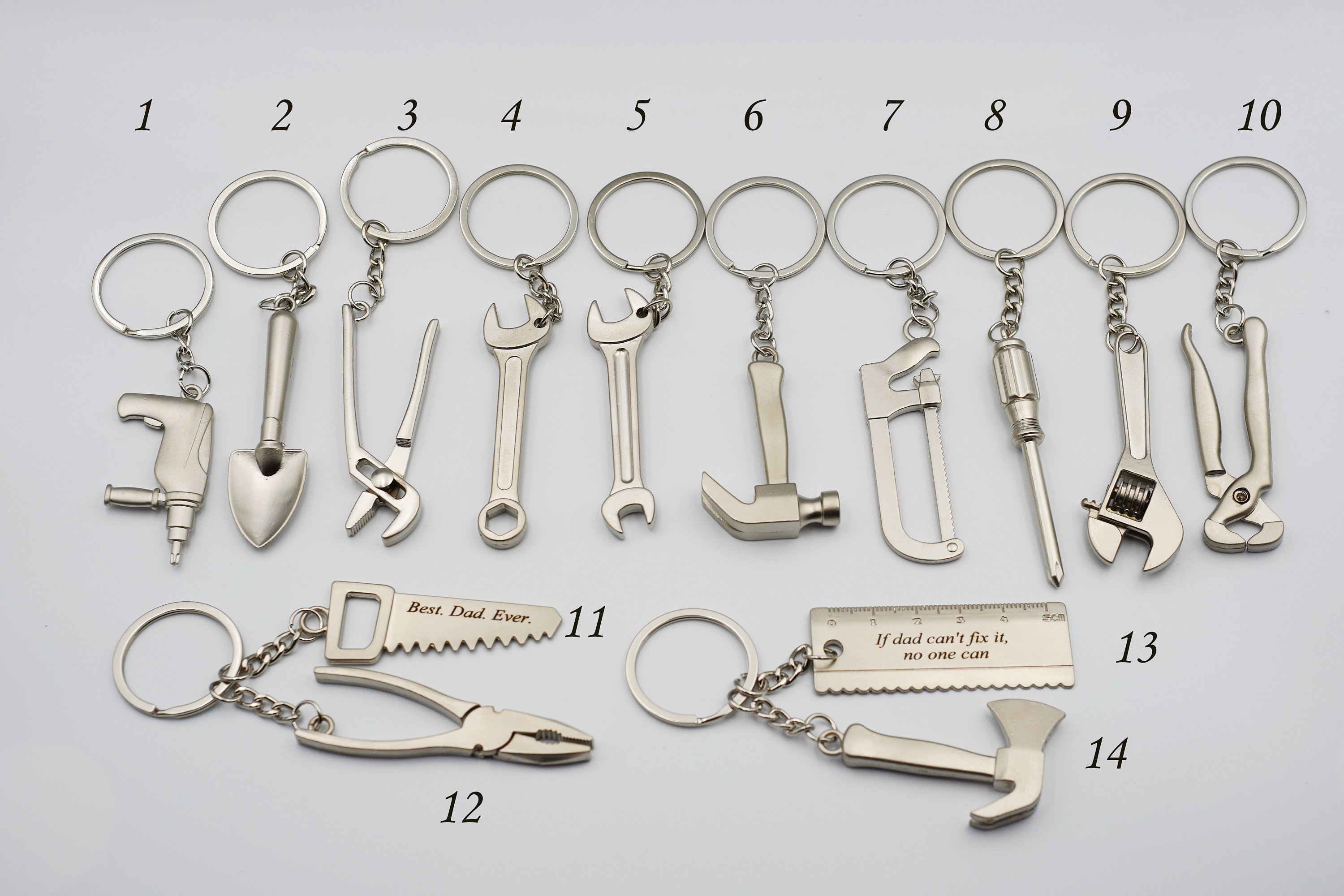 Tiny Cooking Tools Keychain - The Foundry Home Goods