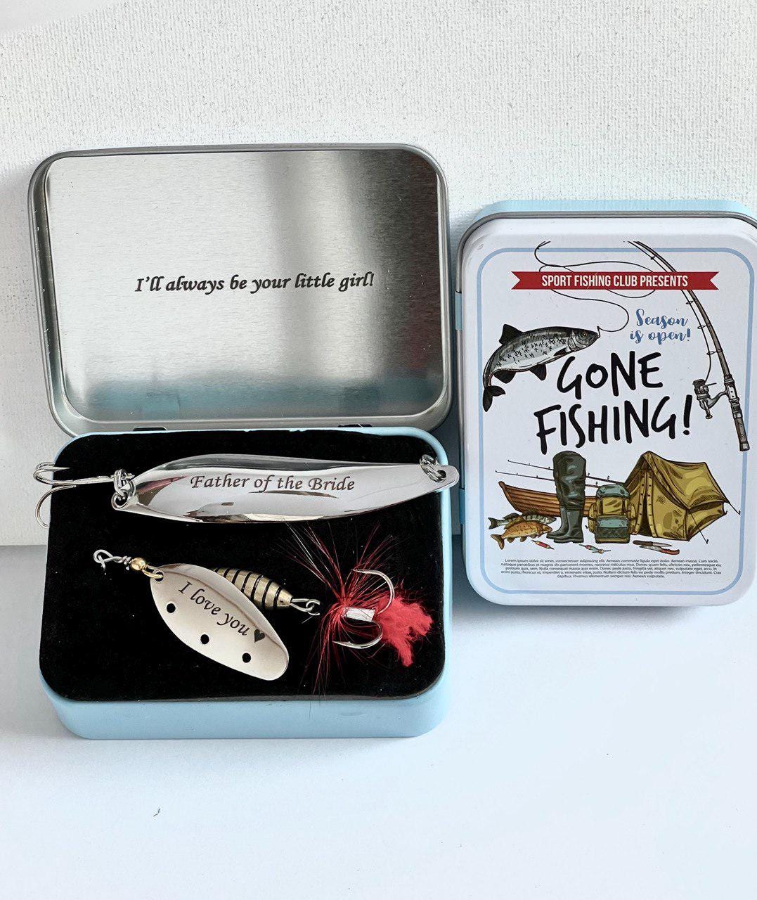 Wedding Gift for Dad Best Man Father of the Bride Father of the Groom Custom Fishing gift Gift for Dad Anniversary Groomsman