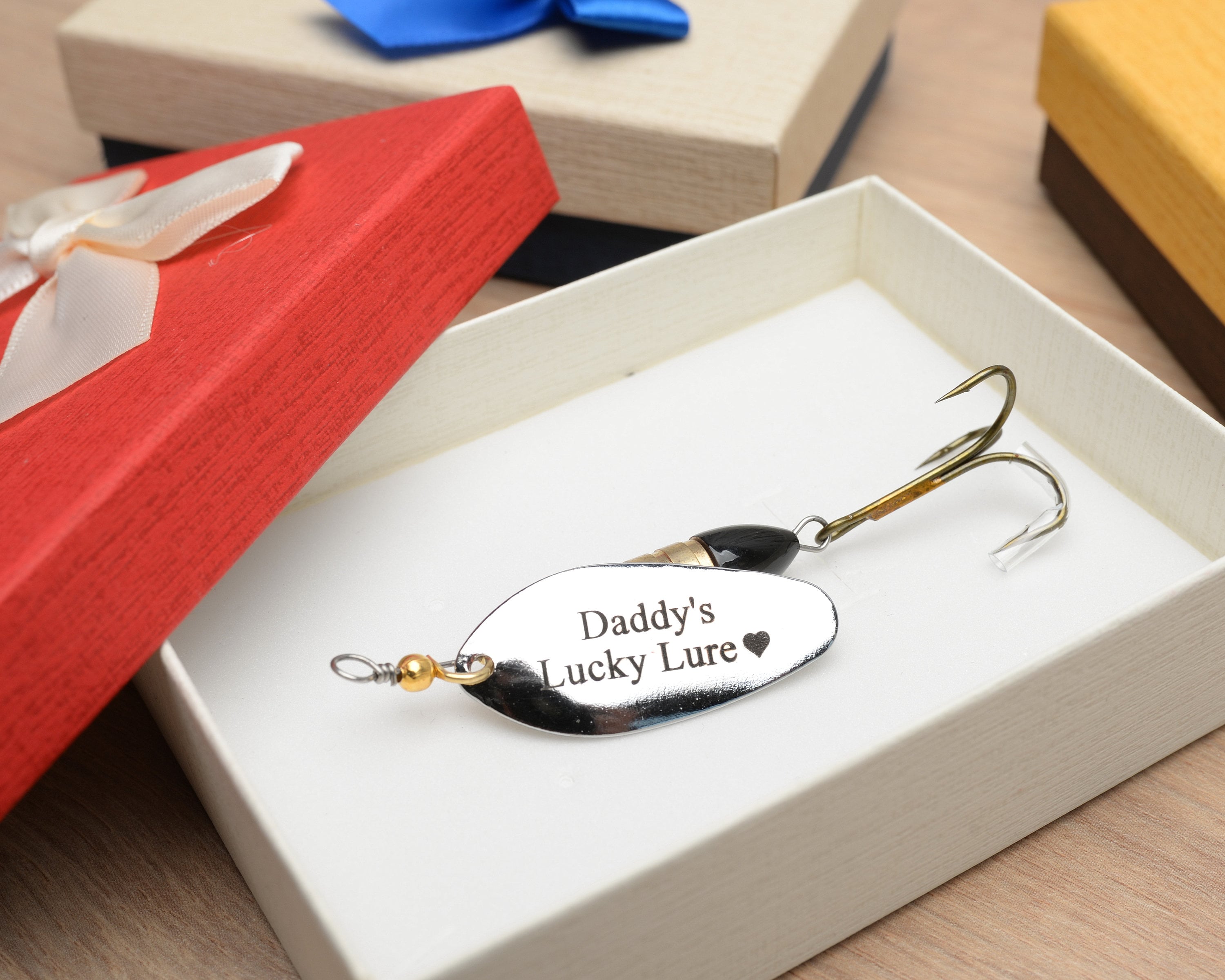 Personalized Fishing Lure gift Dad Engrave Custom Fishing Etsy
