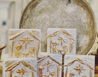 4x4 Christmas Nativity Scene