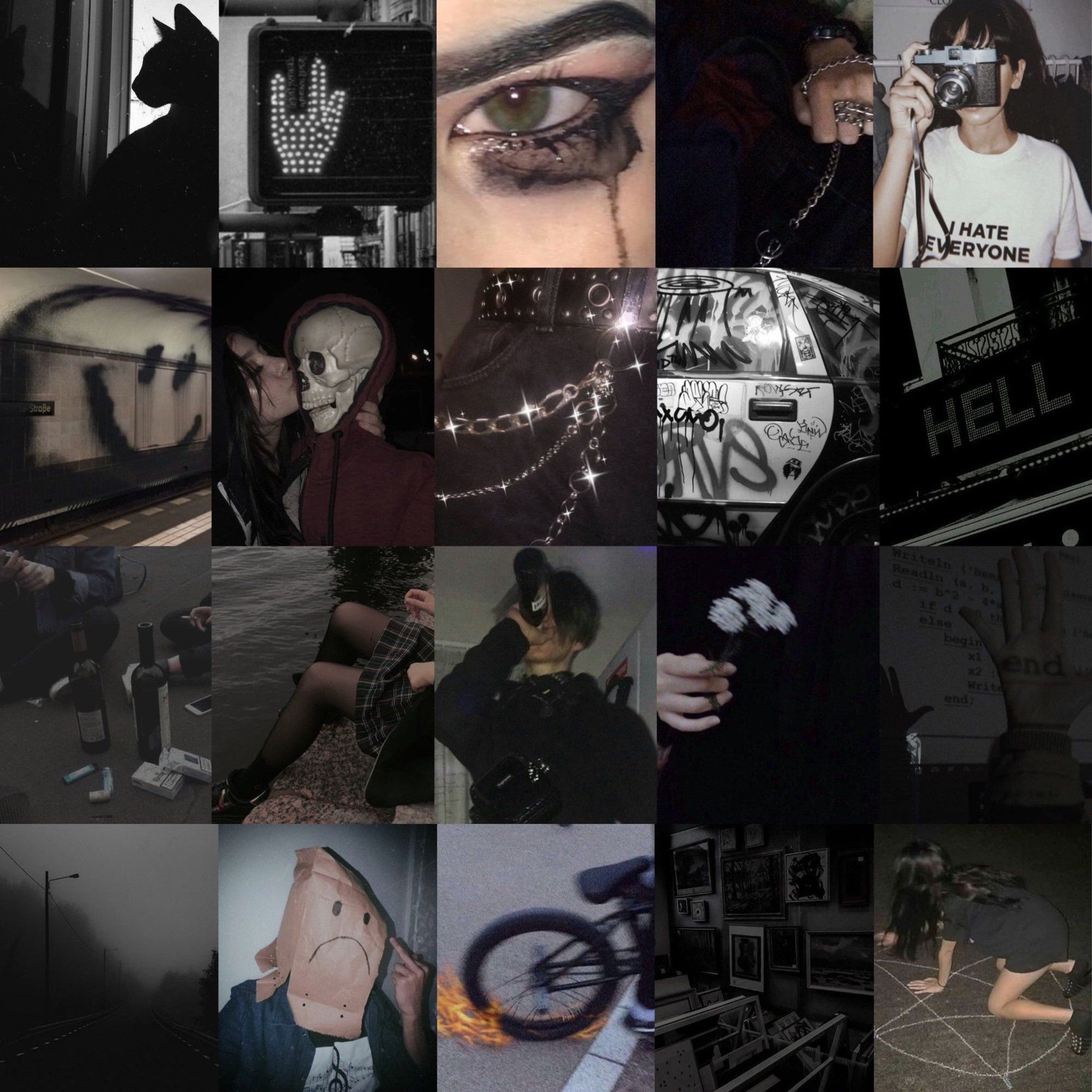 Emo Aesthetic Collage Picture collage Aesthetic pictures Etsy