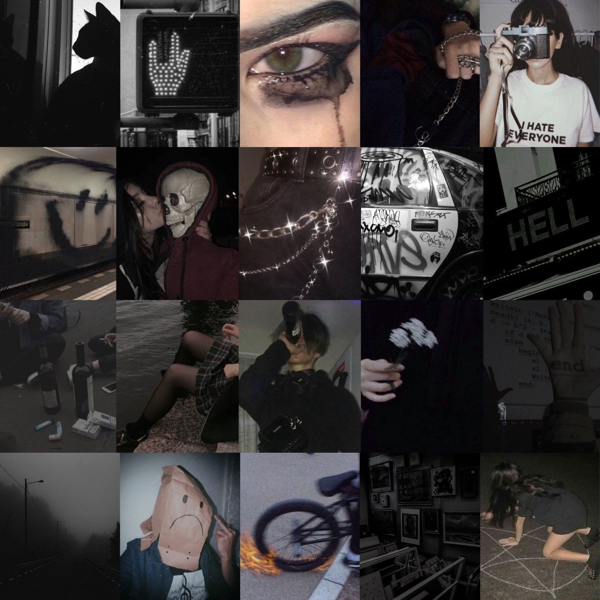 Emo Aesthetic Collage Picture Collage Aesthetic Pictures Collage 