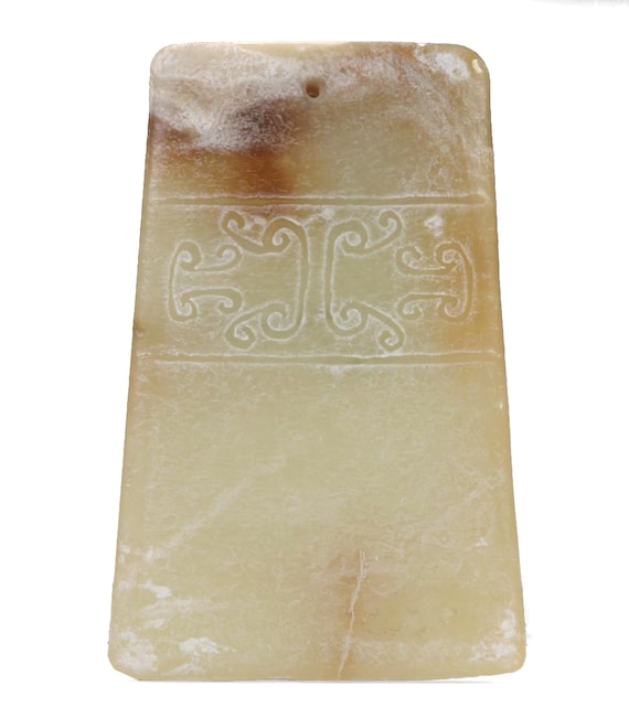 Chinese Carved Nephrite Jade Pendant