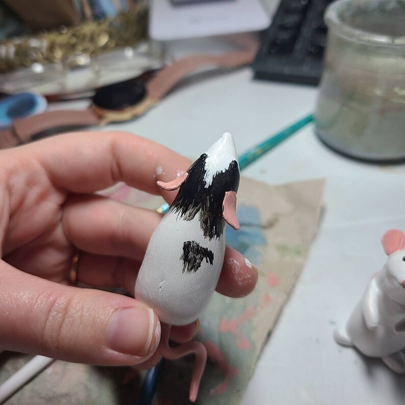Repainted Rats Custom Rat Sculpture, Pet Rat Art - Etsy