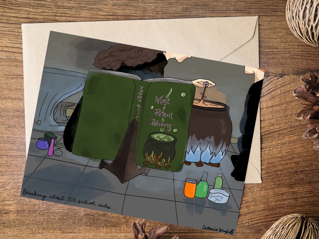 Printable Wizarding World Fan Art Polyjuice Potion Fan Art Brewing ...