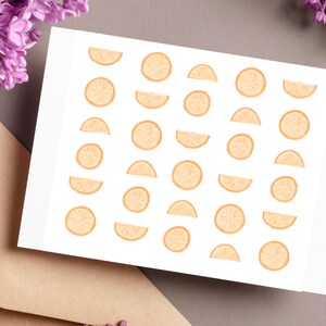 Simply Oranges Printable Summer Card | Blank Greeting Card | Minimal Design Postcard | Oranges Postcard | Decorative Fruit Simple Art Print