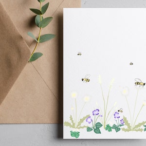 Save the Bees Art Print: Grow Weeds Transparent Design (Digital Download)