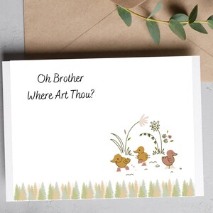 Woodland Baby Shower Invitation: Customizable Duckling Design (Digital Download)