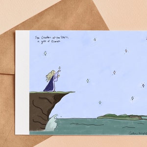 Elbereth Art Print: Varda, Creation of the Stars (Digital Download)