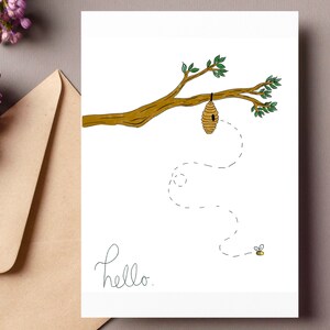 Juego de tarjetas de felicitación con abejas y amigos para imprimir/Impresiones/Postal de abejas/Postal con temática de abejas/Postal de polinizadores/Descargas/Imprimibles