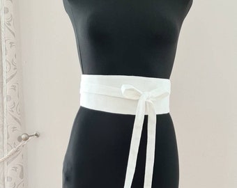 Obi Style Wrap Belt/ Linen Belt/ Wrap Belt/ Wide Belt / Japan | Etsy