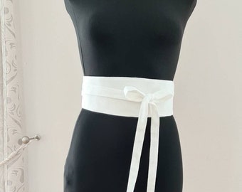 Obi Belt - Wide Belt - Repurposed - Refashioned - Free  display picture 1