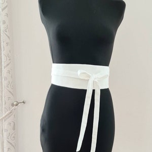 Obi Style Wrap Belt/ Linen Belt/ Wrap Belt/ Wide Belt / Japan Style Belt /more color available/wide belt/ wedding obi belt/