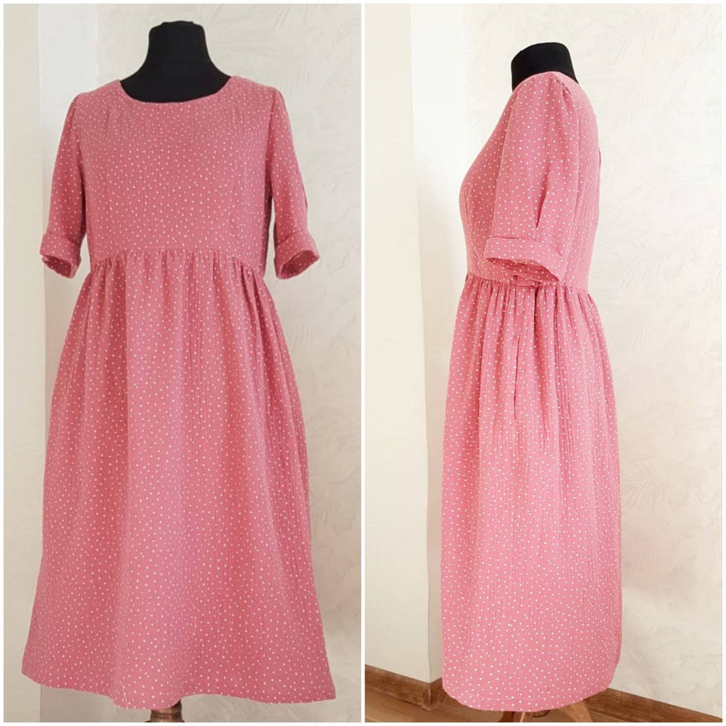 Aloisa Embroidered Double Gauze Dress main image 0