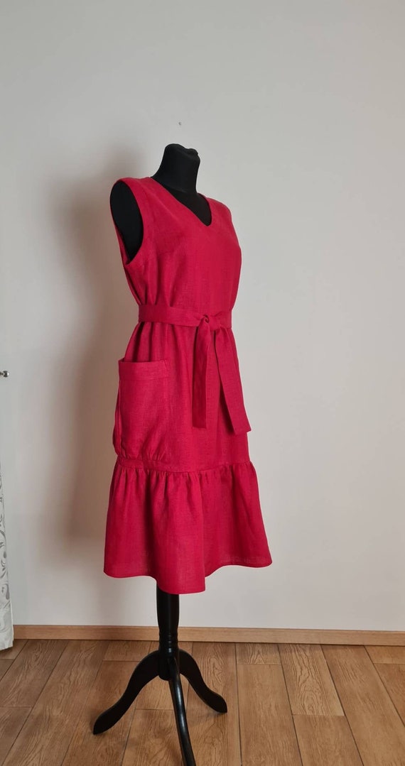 open lace back dress Adeya Halter Maxi Dress Red Floral