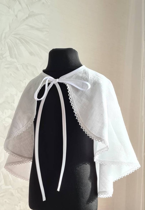 Cape de bapteme clearance dentelle