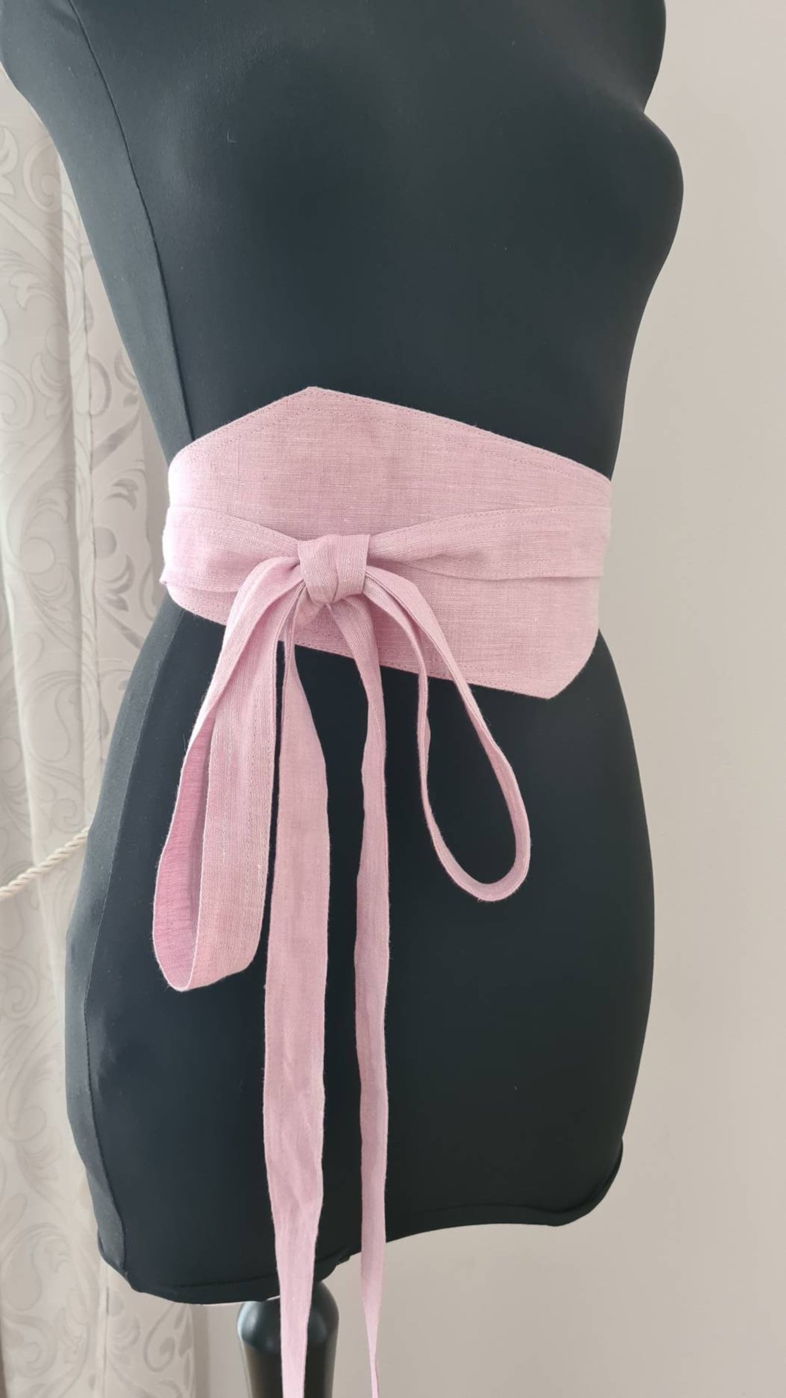 Obi Style Wrap Belt/ Linen Belt/ Wrap Belt/ Wide Belt / Japan Etsy UK