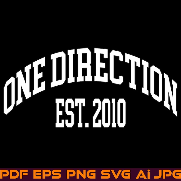 One Direction SVG Instant Digital Download