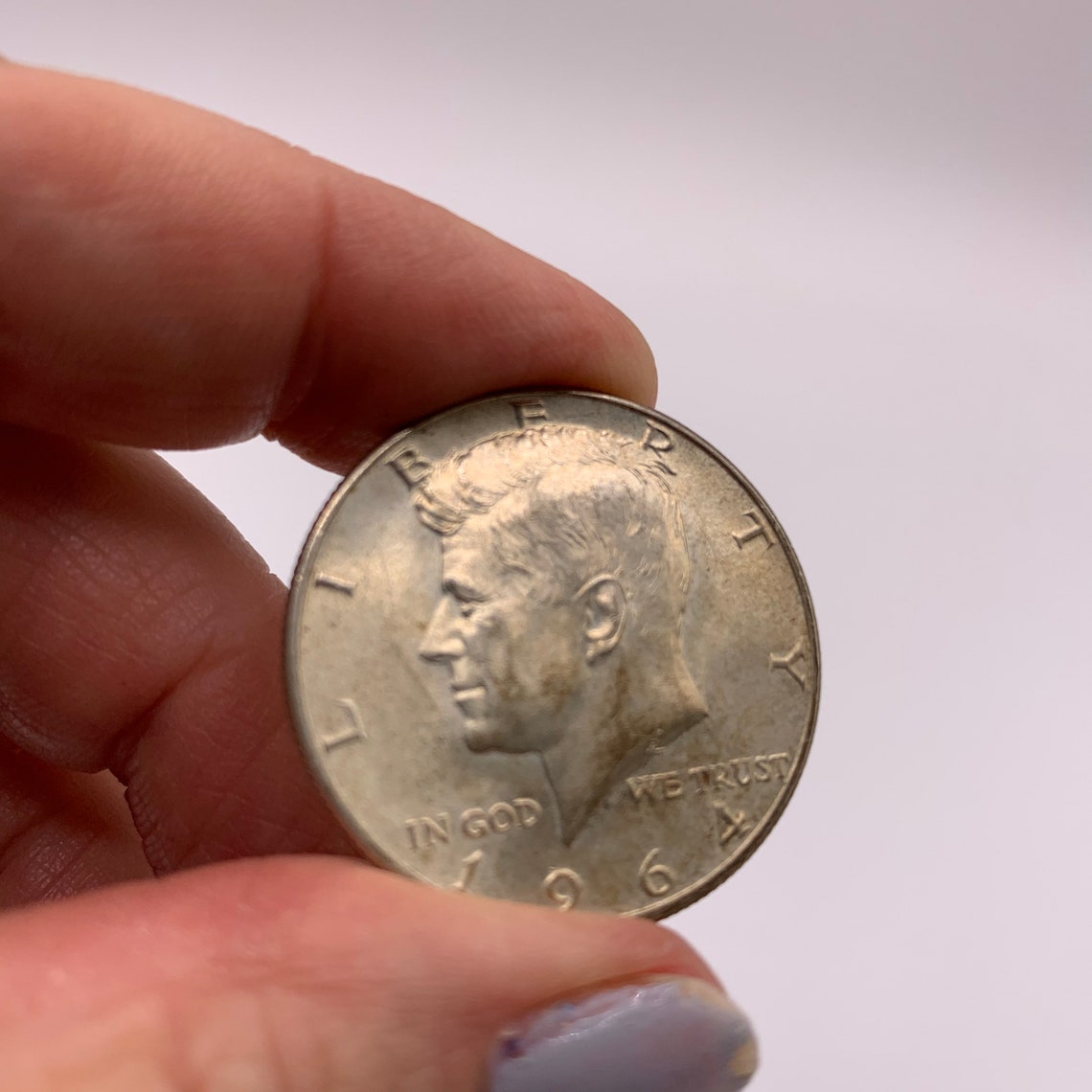 1964 JFK Half Dollar Denver Mint Mark President John F. Etsy