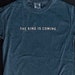 King is Coming T-Shirt - Christian Apparel - Jesus is King - Minimal Design - Faith Clothing - Christian T-Shirt 