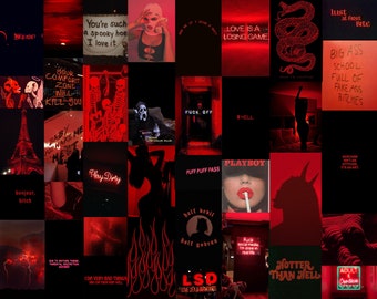 Featured image of post Dark Red Aesthetic Wallpaper Collage : We have a massive amount of desktop and mobile backgrounds.