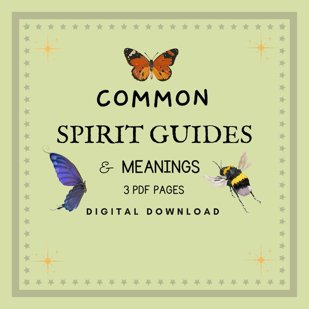 Common Spirit Guides, Spirit Guides, Animal Spirit Guides, Insect ...