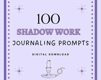 Shadow Work Journal – 100 Printable Self-Reflection Prompts (PDF)