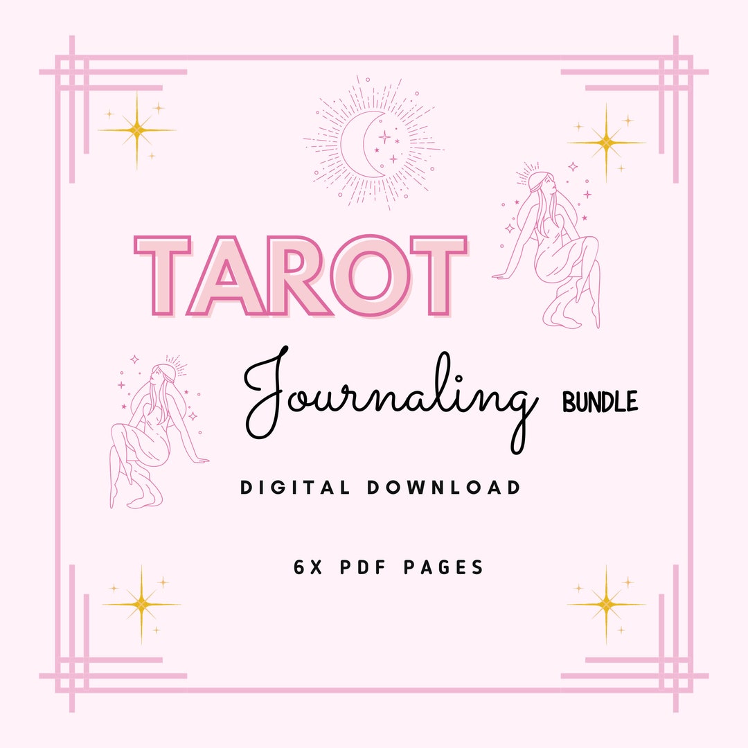 Printable Tarot Card Stickers for Tarot Journal – Word Witchery Designs