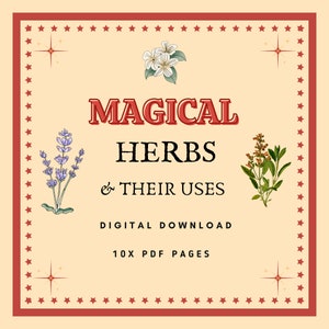 Magical Herbs, Witchcraft, Wicca, Green witch, Grimoire, Magickal herbs, Kitchen witch, Apothecary, Witch, Witch herbs, Spells, Spellwork