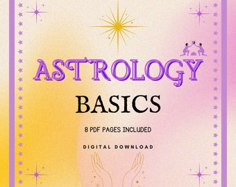 Astrology basics, astrology cheat sheet, the planets, aspects, modalities, astrology, grimoire, zodiac cheat sheets, printable, zodiac,