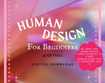 Human Design für Anfänger, Printable Anleitung (PDF)