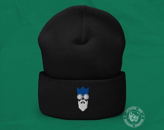 OSRS Weiser alter Mann | Bestickte Mütze | Alte Schule Runescape | Gaming Geschenk | Künstlerisches Wichtel-Design