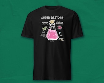OSRS Super Restore Recipe | Unisex Classic T-Shirt | Old School Runescape | Gaming Gift | Artistic Imp Design