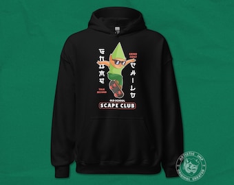 Sudadera con capucha de gnomo patinador: un divertido meme de videojuegos de la vieja escuela