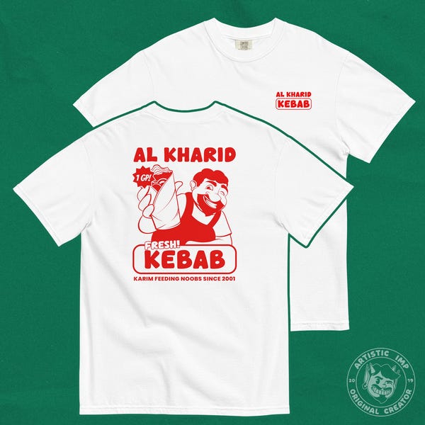 Al Kharid Kebab T-Shirt: Old School Runescape Comfort Colors Tee