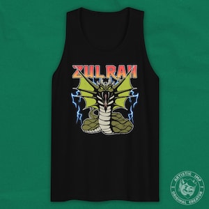 Osrs Zulrah Gaming Tank Top: Old School Runescape Retro Tee