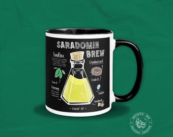 Saradomin Brew Coffee Mug: Old School Runescape Gamer Gift