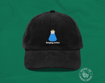 Cord Cap mit Sticktwist: Old School Runescape Gamer Cap