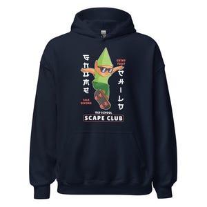 Gnome Skater - Osrs - Unisex Hoodie, Funny Old School Meme, Gaming Hoodie, Osrs Gift, Japanese Skater, Artistic Imp