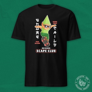Osrs Gnome Skater, T-shirt de jeu, Runescape old school, Cadeau gamer unisexe, Conception artistique de lutin