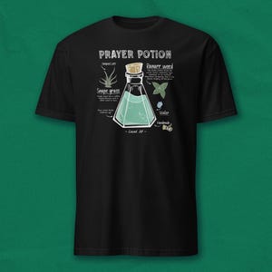 OSRS Prayer Potion | Unisex Classic T-Shirt | Old School Runescape | Gaming Gift | Artistic Imp Design