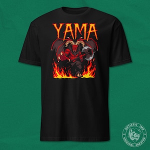 Osrs Yama, Unisex Gaming T-Shirt, Old School Runescape, Gamer Gift, Retro Tee, Artistic Imp Design