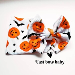 Batty Kürbisse Schleife, Halloween Schleife