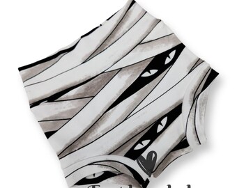 Glow in the dark Mummy bell bottom set, Bell bottom set, Halloween set, Toddler mummy fashion, Baby mummy outfit, Mummy halloween
