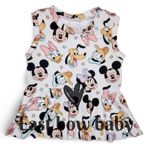 Magical Friends top,Mickey and frienslds toddler girls top, Magical friends clothing, Disney top, Disney girls top, Minnie bday