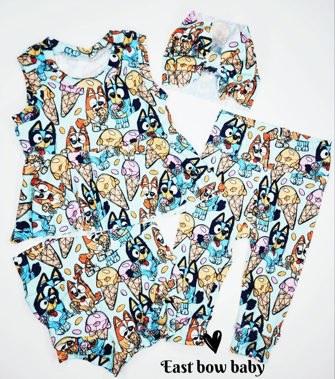 Blue Dog Clothing Set Bluey Diaper Cover Bluey Skirted Etsy