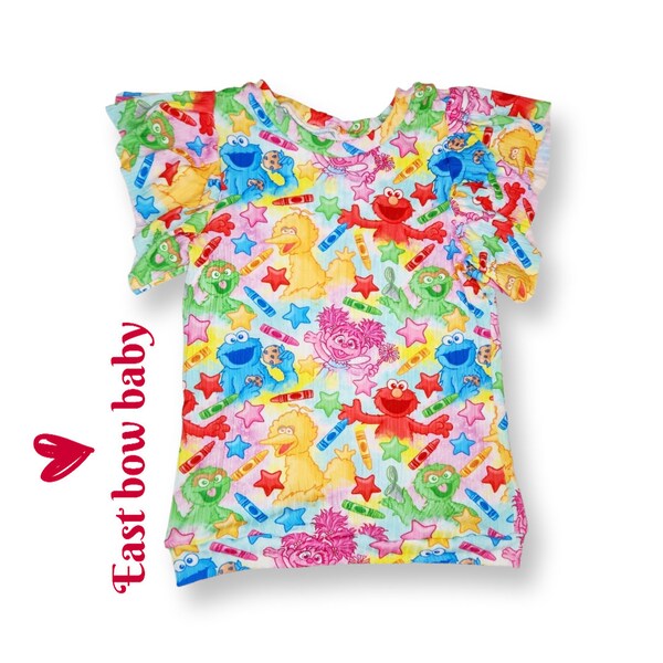 Baby Girl Sesame Street Clothing - Etsy