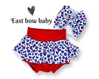 Stars and stripes sparkle baby outfit,4th of July Glitter toddler Bummie,4th Glitter baby outfit,Patriotic diaper cover,skirted bummie