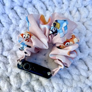 Apple Watch Band | Bluey and Bingo Scrunchie Watch Band Cotton | Great to give as gifts! 38/40/41mm & 42/44/45mm Size | Chunkie Scrunchie