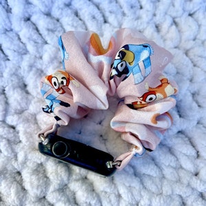 Apple Watch Band | Bluey and Bingo Scrunchie Watch Band Cotton | Great to give as gifts! 38/40/41mm & 42/44/45mm Size | Chunkie Scrunchie